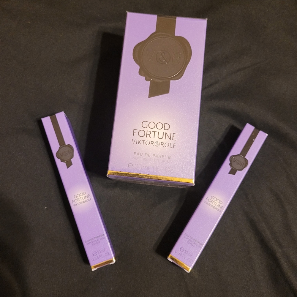 Viktor & Rolf Good Fortune NIB w/ 2 Travel Sprays
